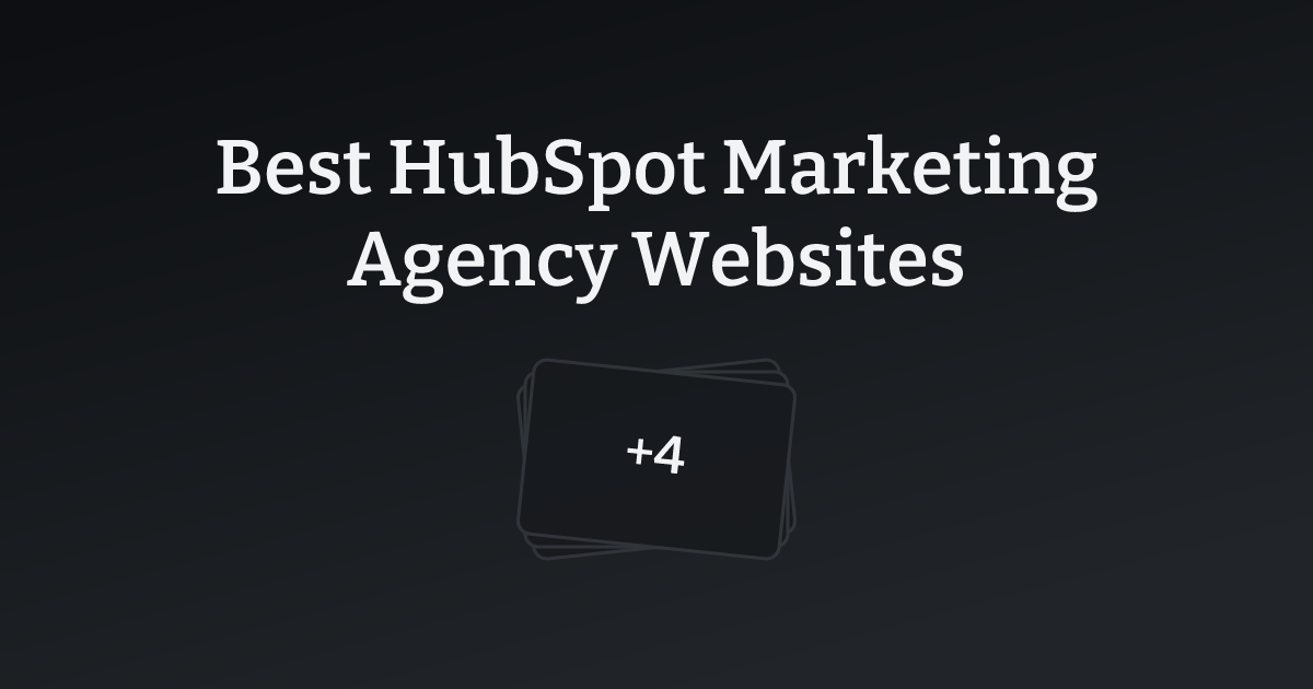 Best HubSpot Marketing Agency Websites with count