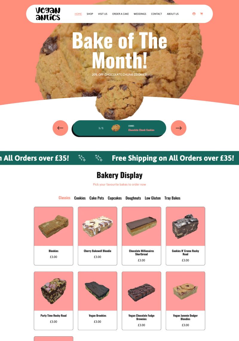 Vegan Antics screenshot