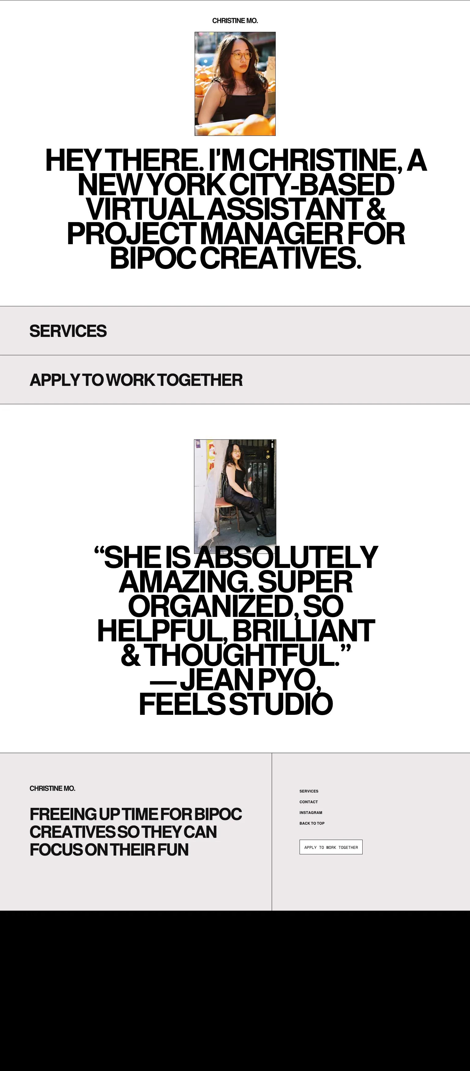 Christine Mo screenshot