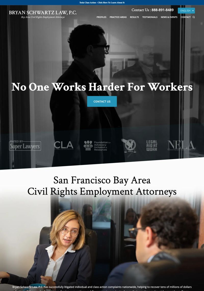 Bryan Schwartz Law screenshot