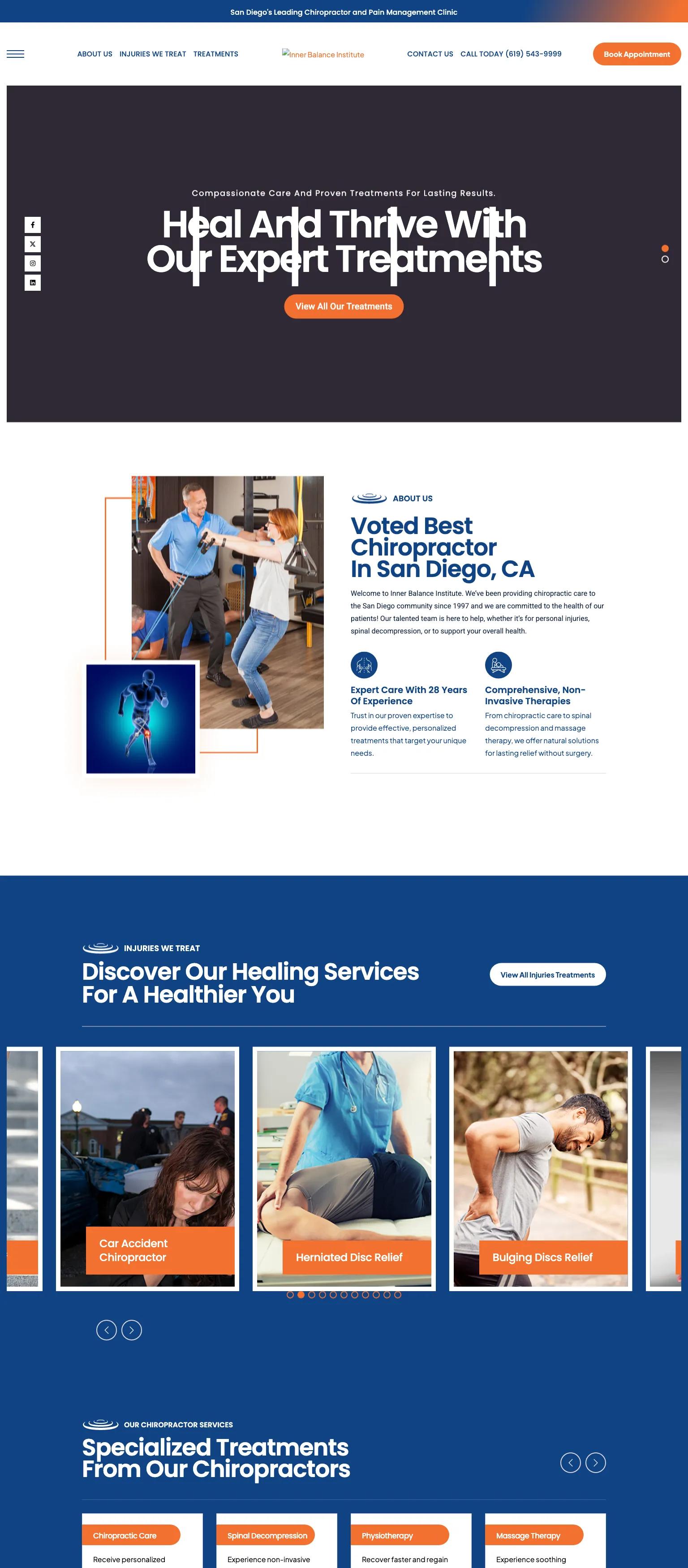 Inner Balance Institute screenshot