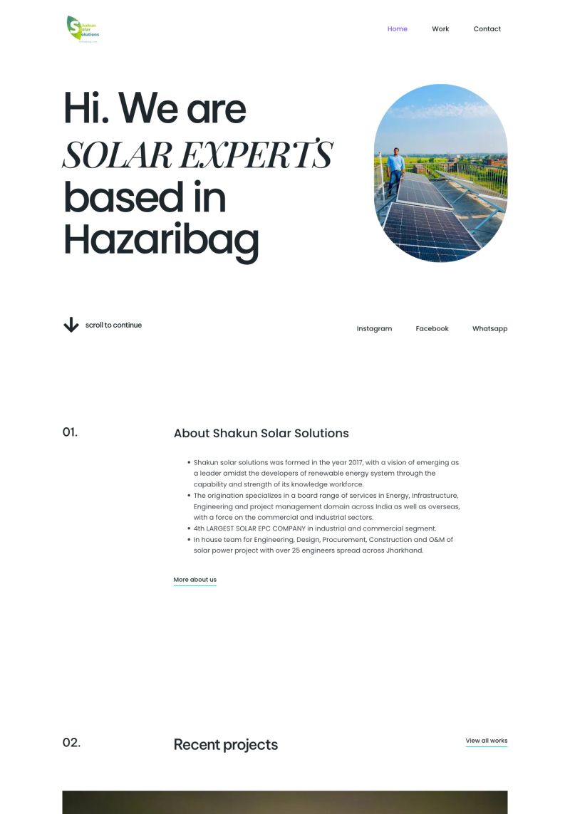 Shakun Solar Solutions screenshot