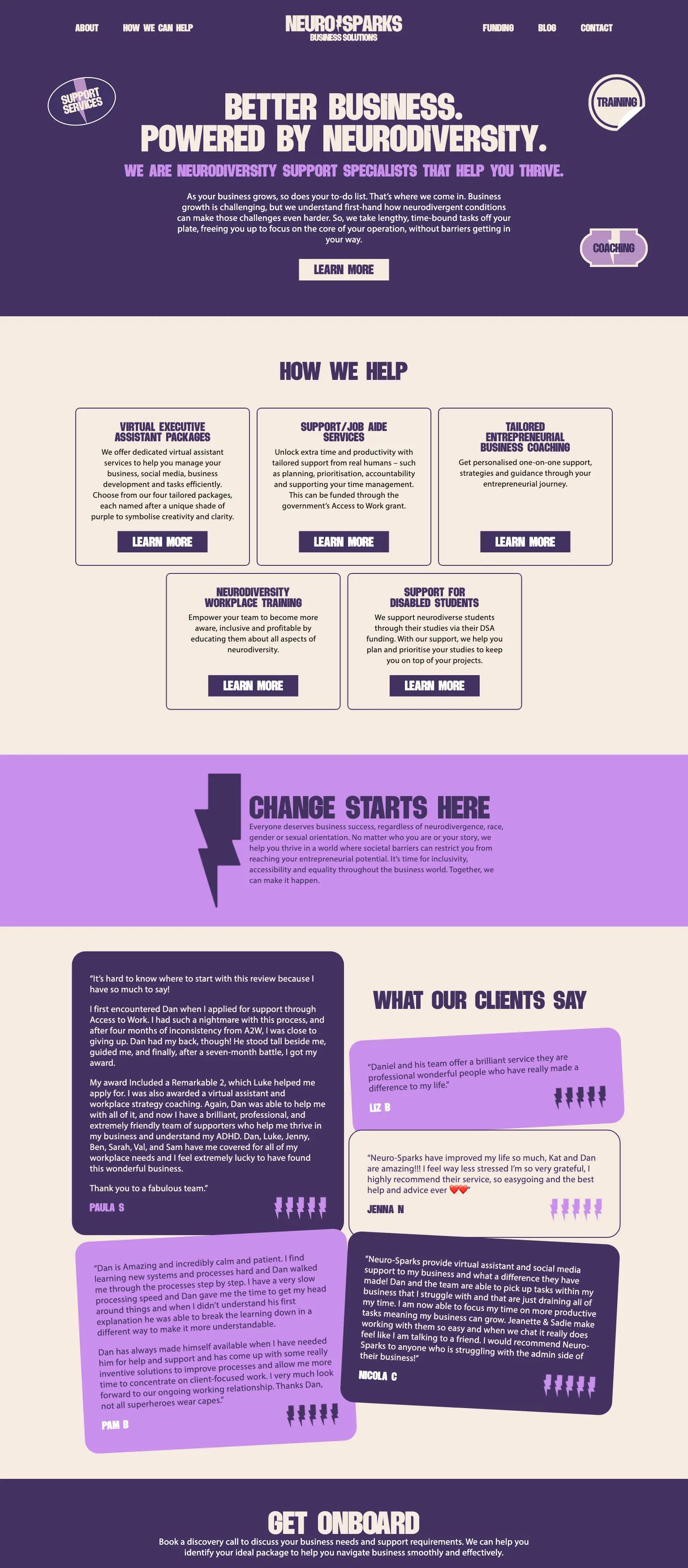 NeuroSpark Solutions screenshot