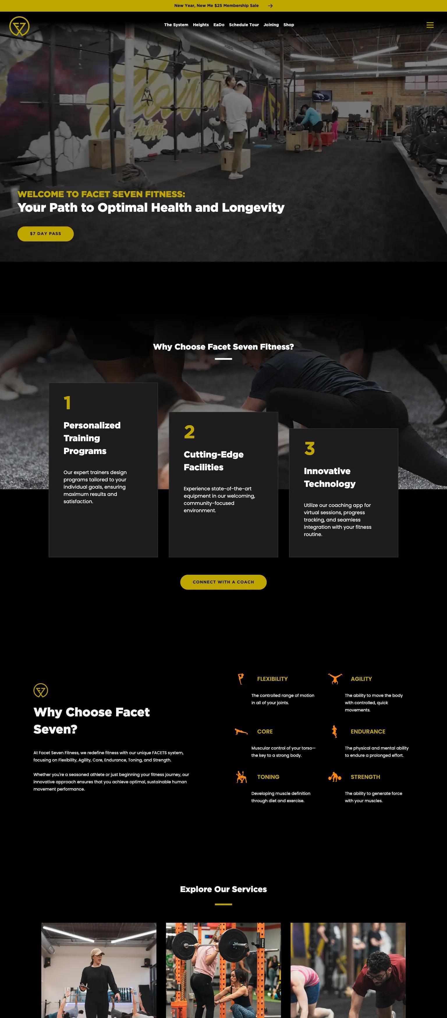 Facet Seven Fitness screenshot