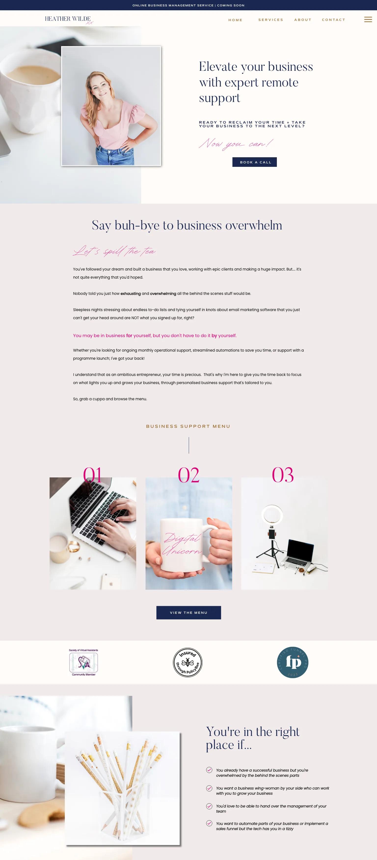 Heather Wilde VA screenshot