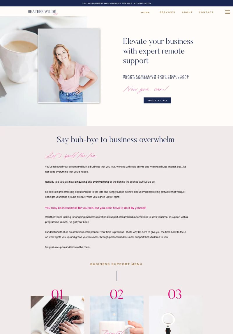 Heather Wilde VA screenshot