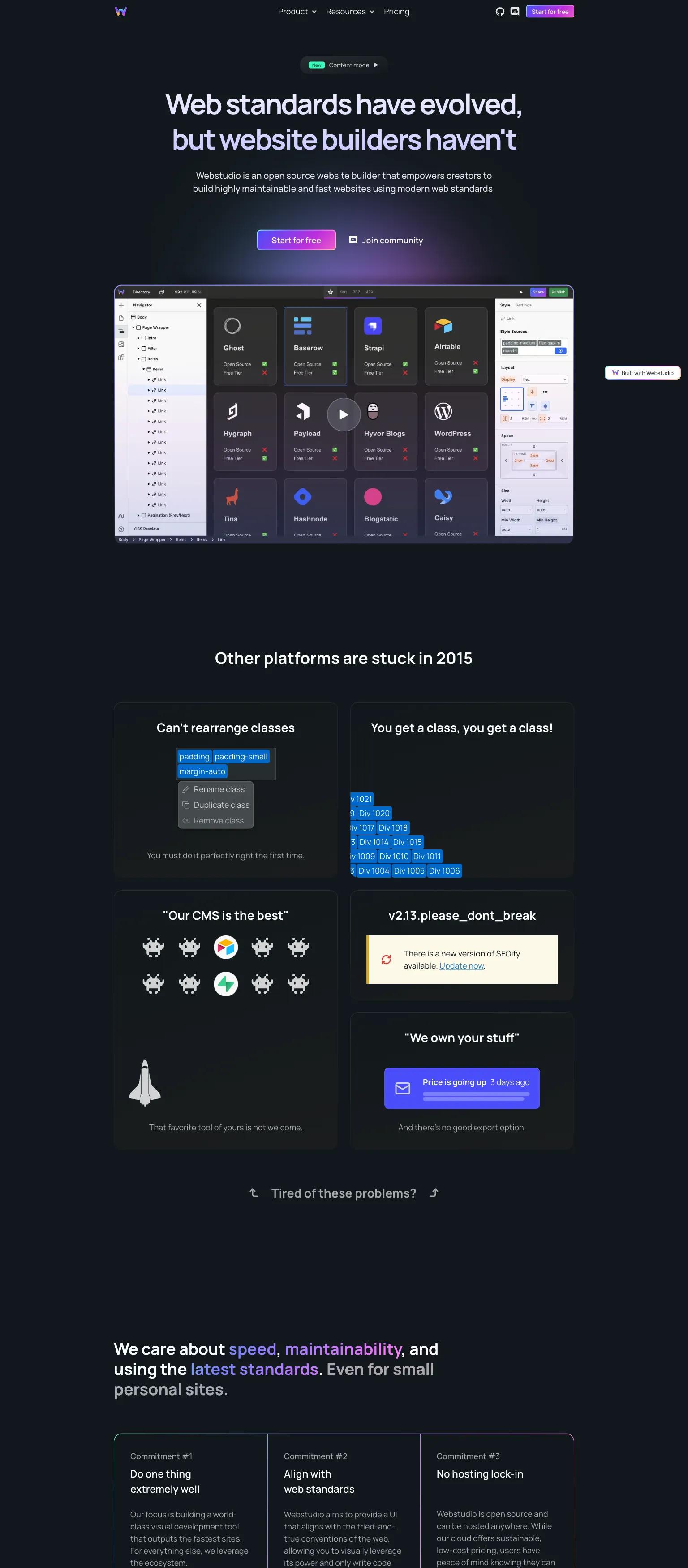 Webstudio screenshot