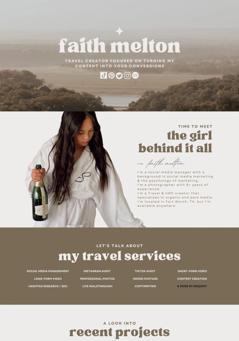 Faith Melton Travel screenshot