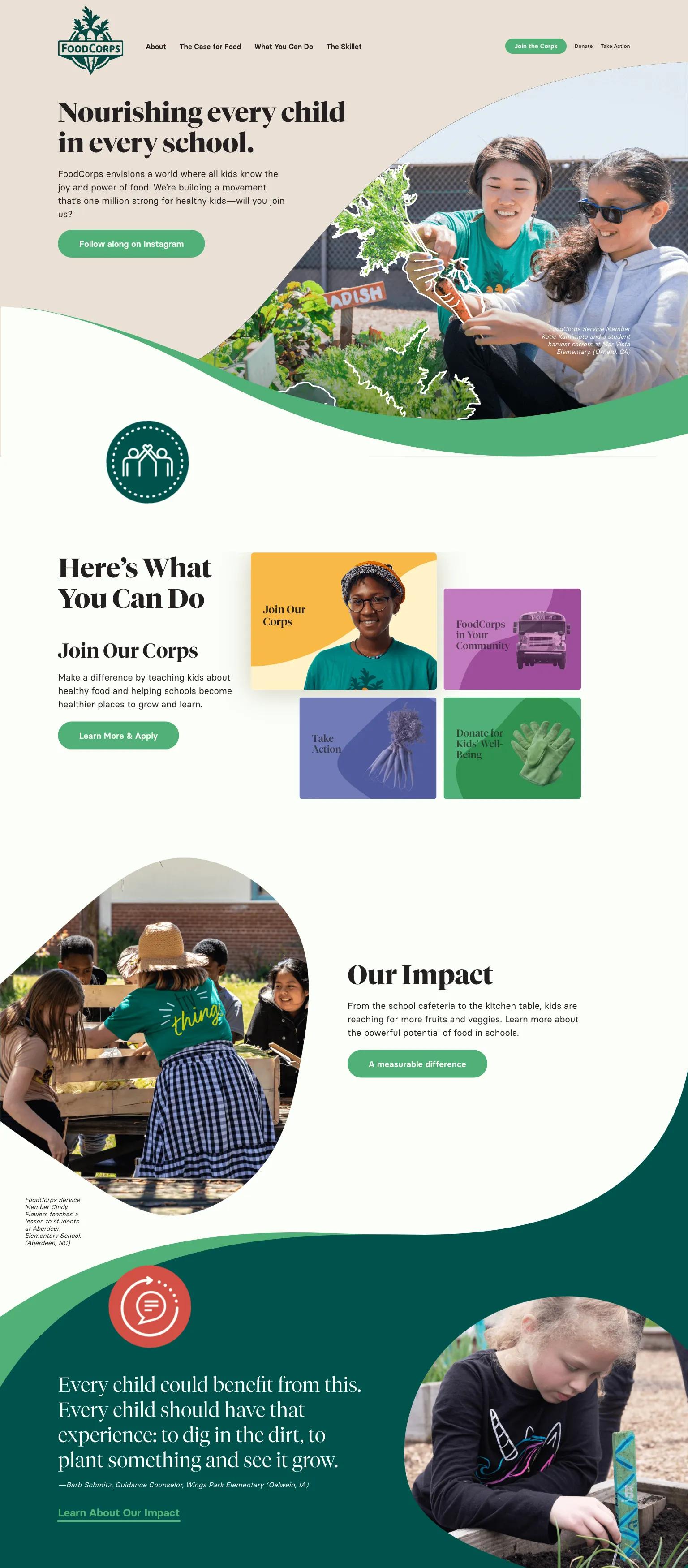 FoodCorps screenshot