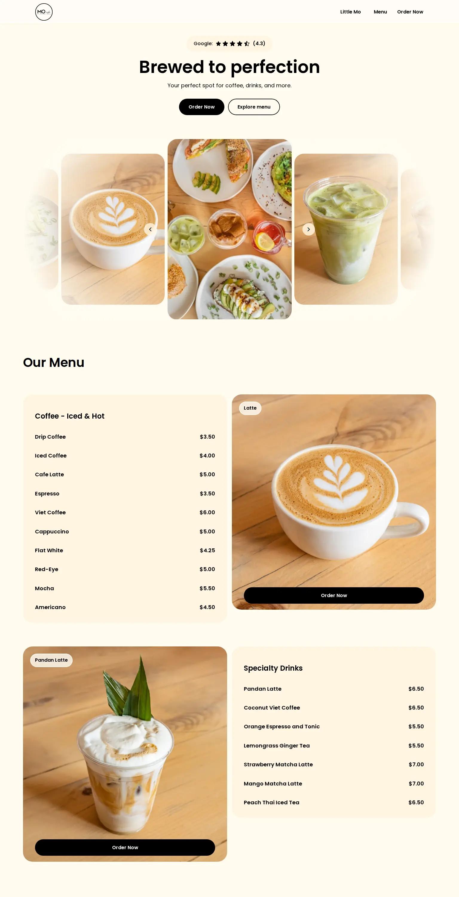 Mo Cafe screenshot