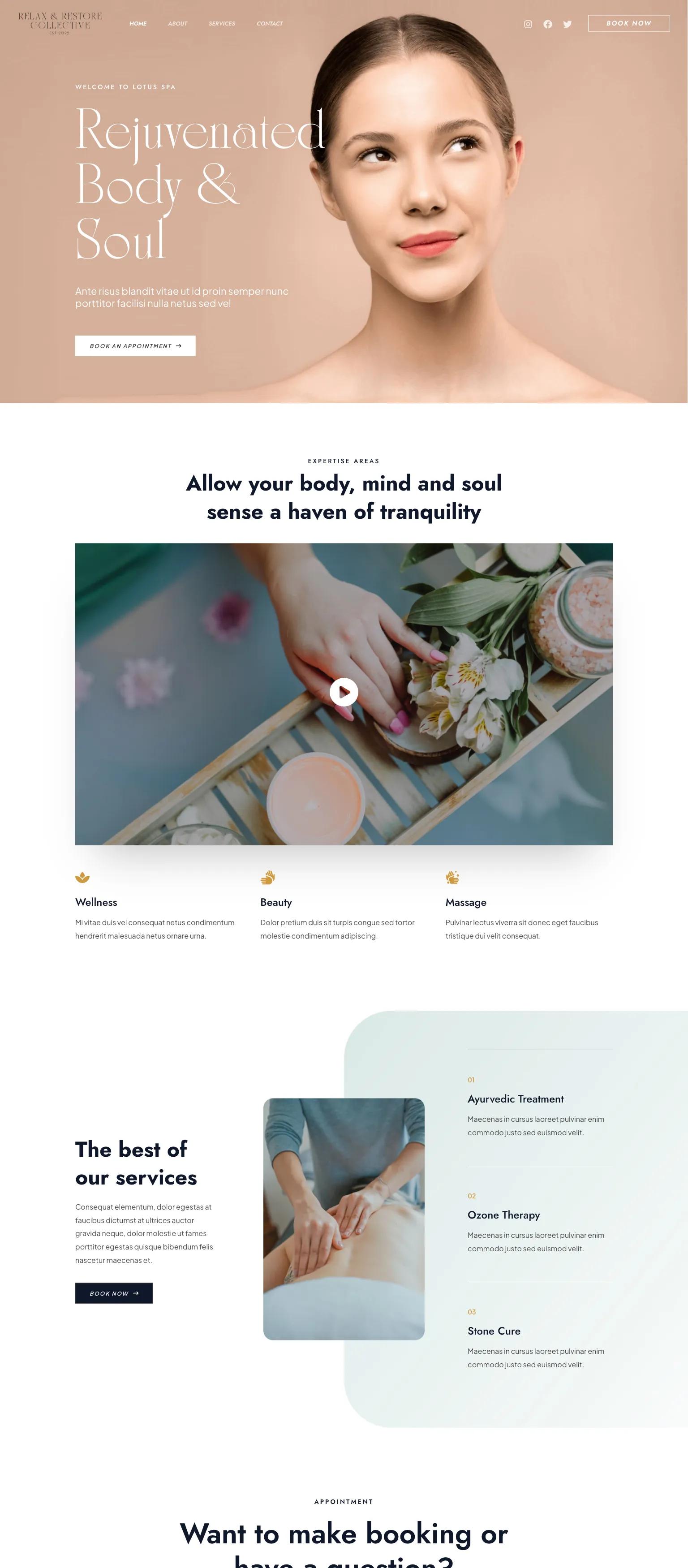 Lotus Spa screenshot