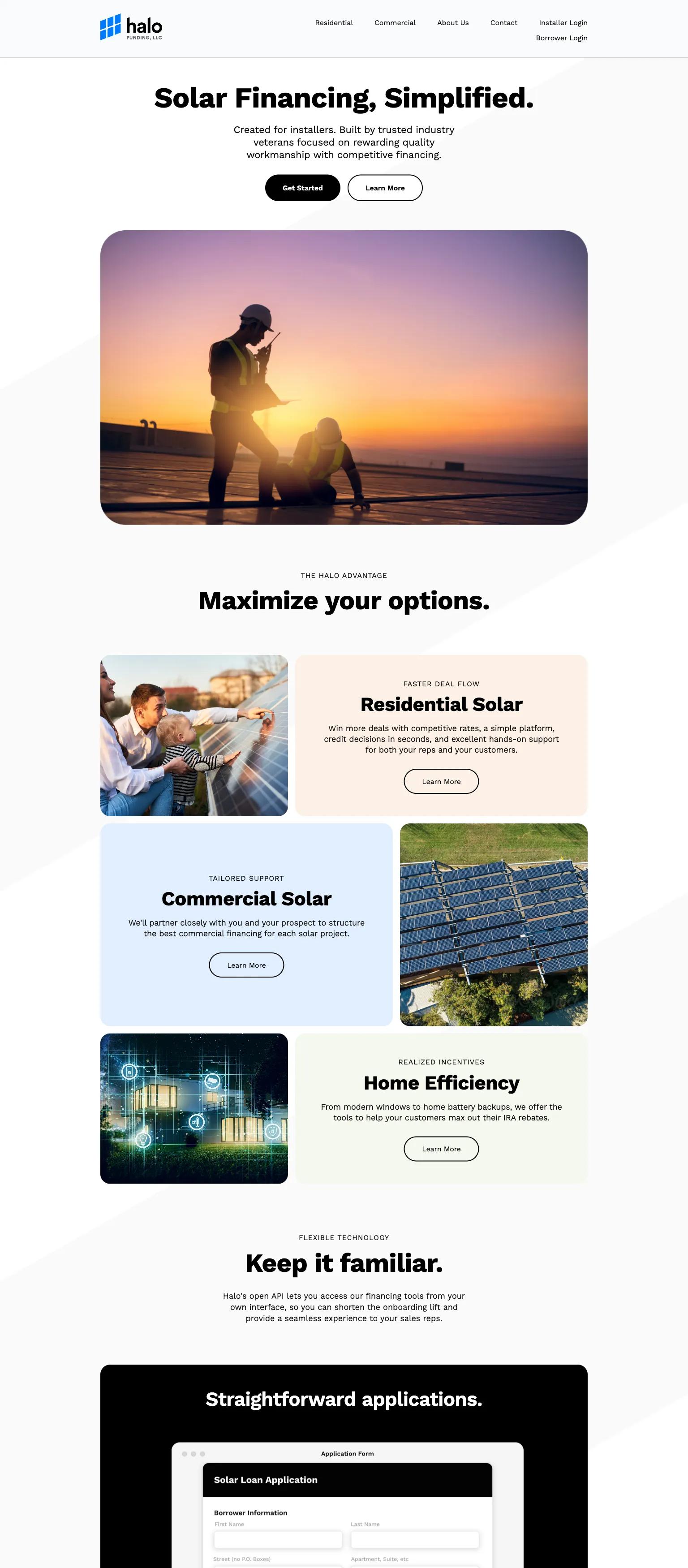 Halo Funding screenshot