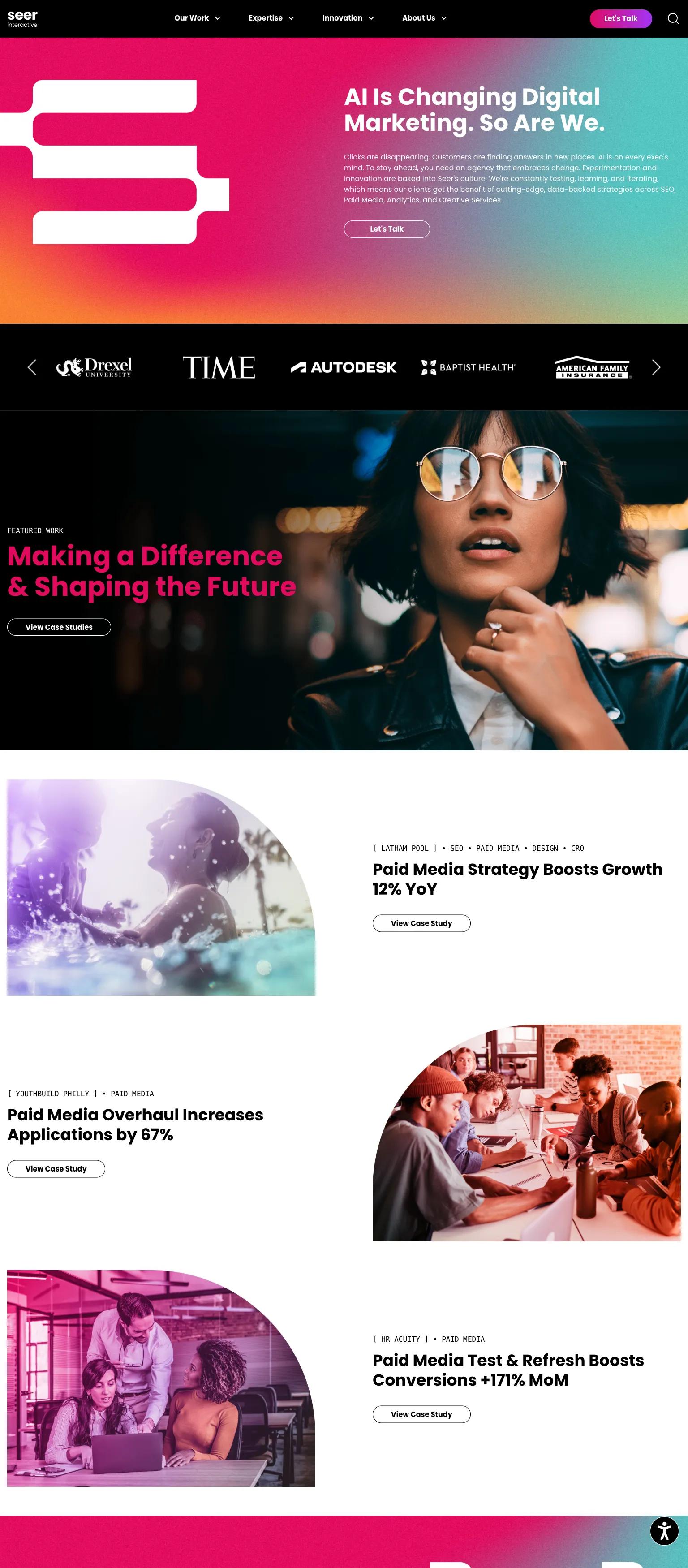 Seer Interactive screenshot