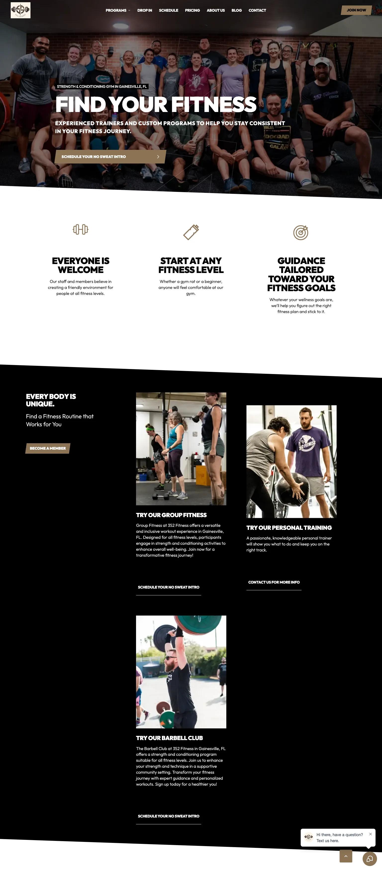 352 Fitness screenshot