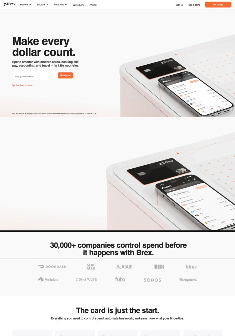 Brex screenshot