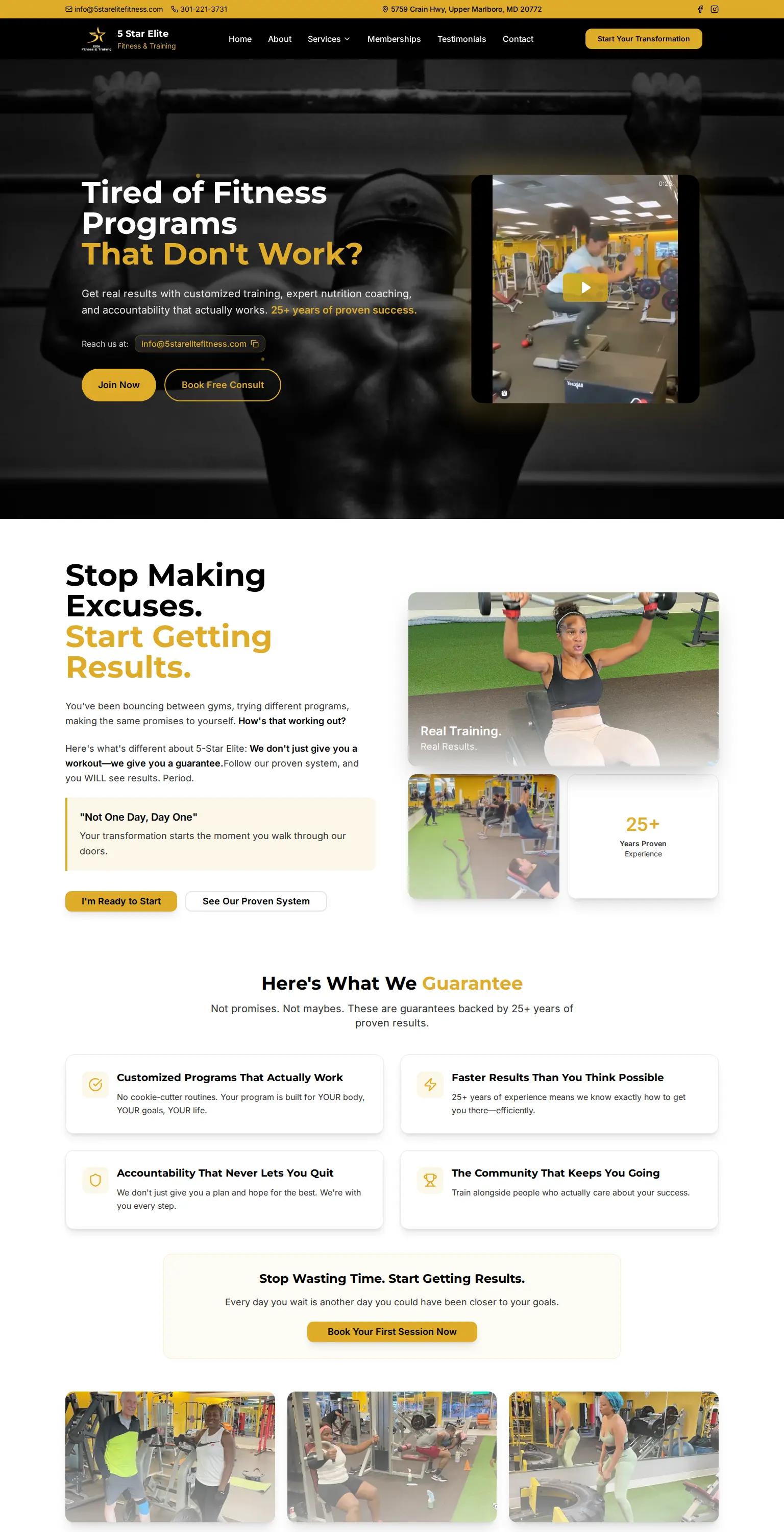 5 Star Elite Fitness screenshot