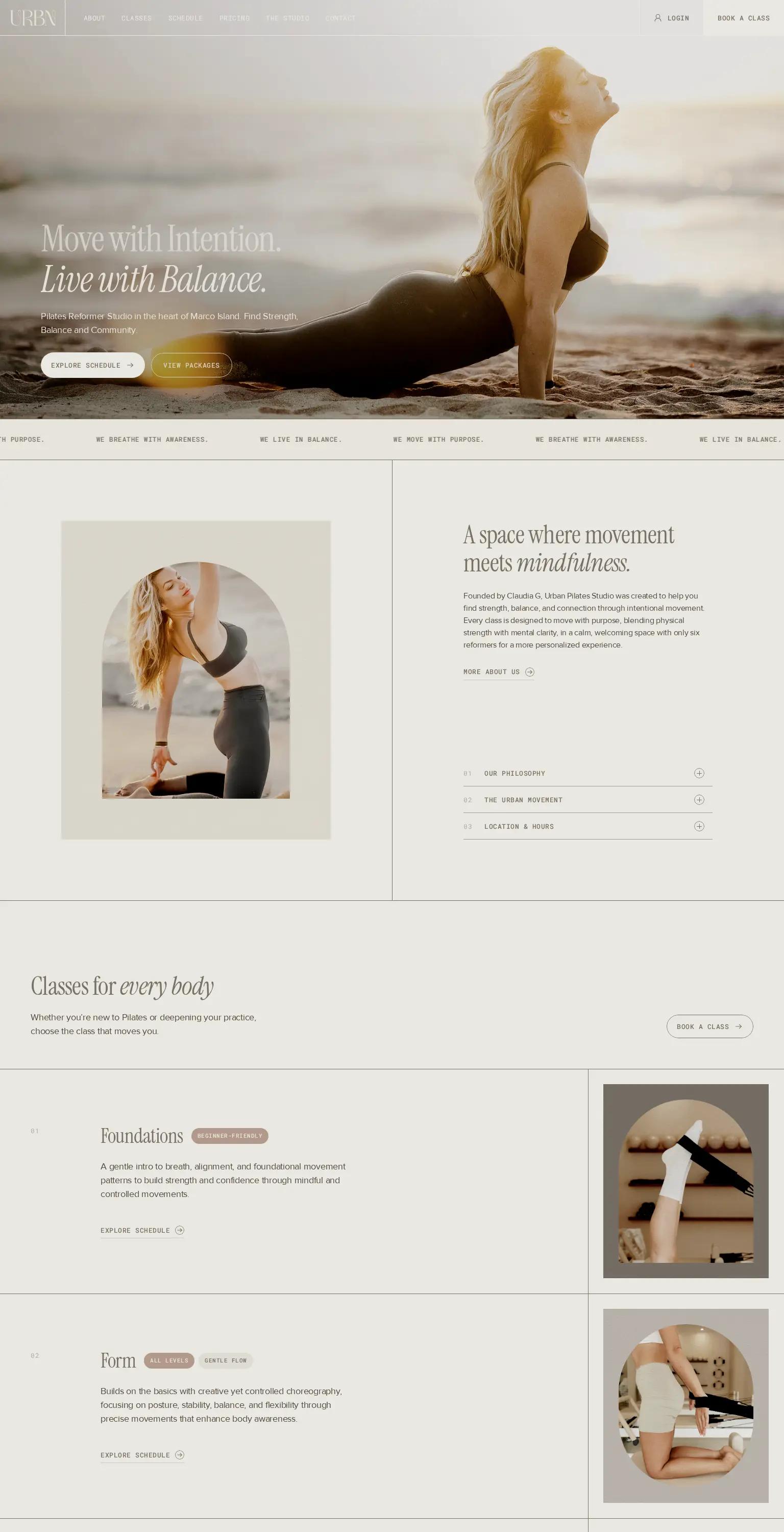 Urban Pilates screenshot