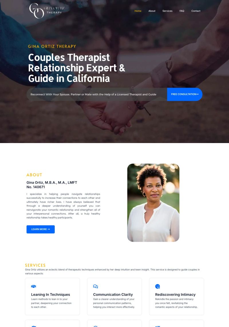 Gina Ortiz Therapy screenshot