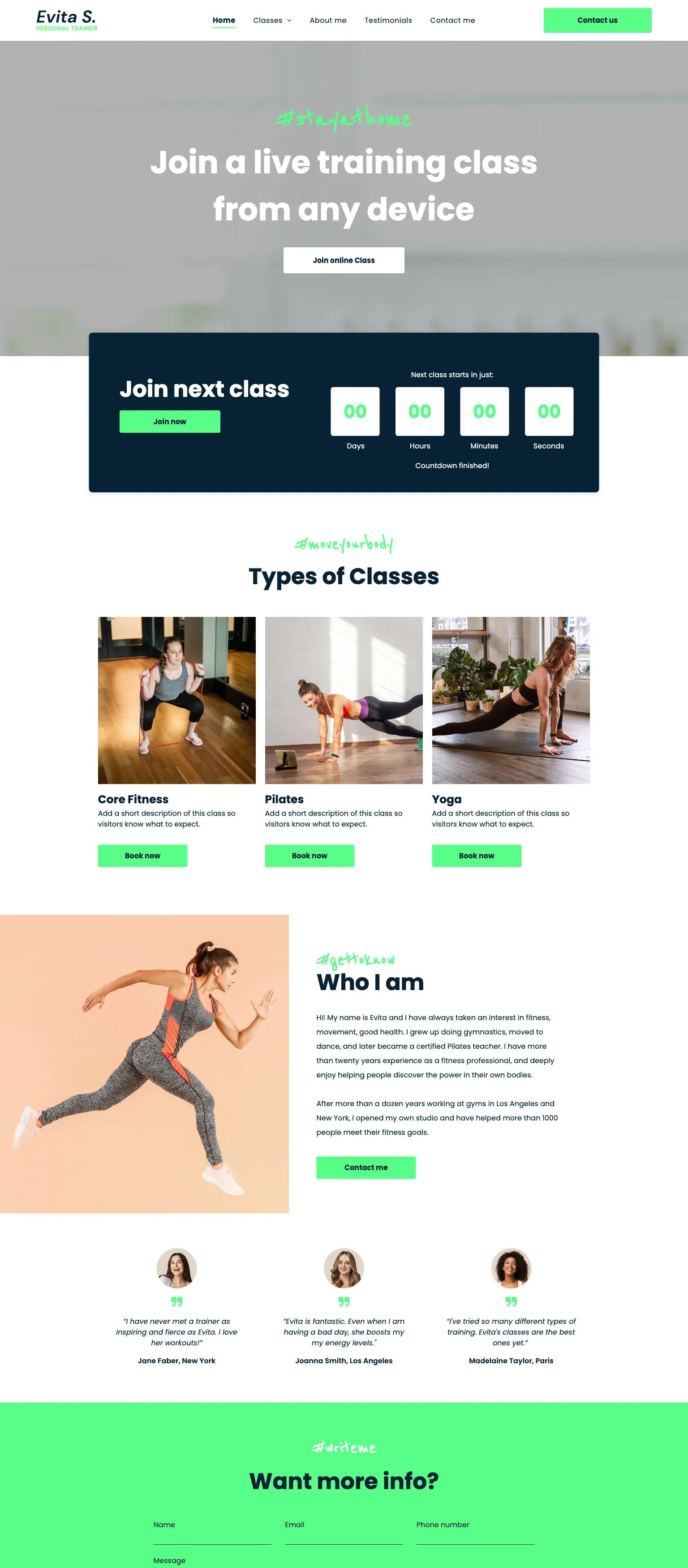 Personal Trainer screenshot