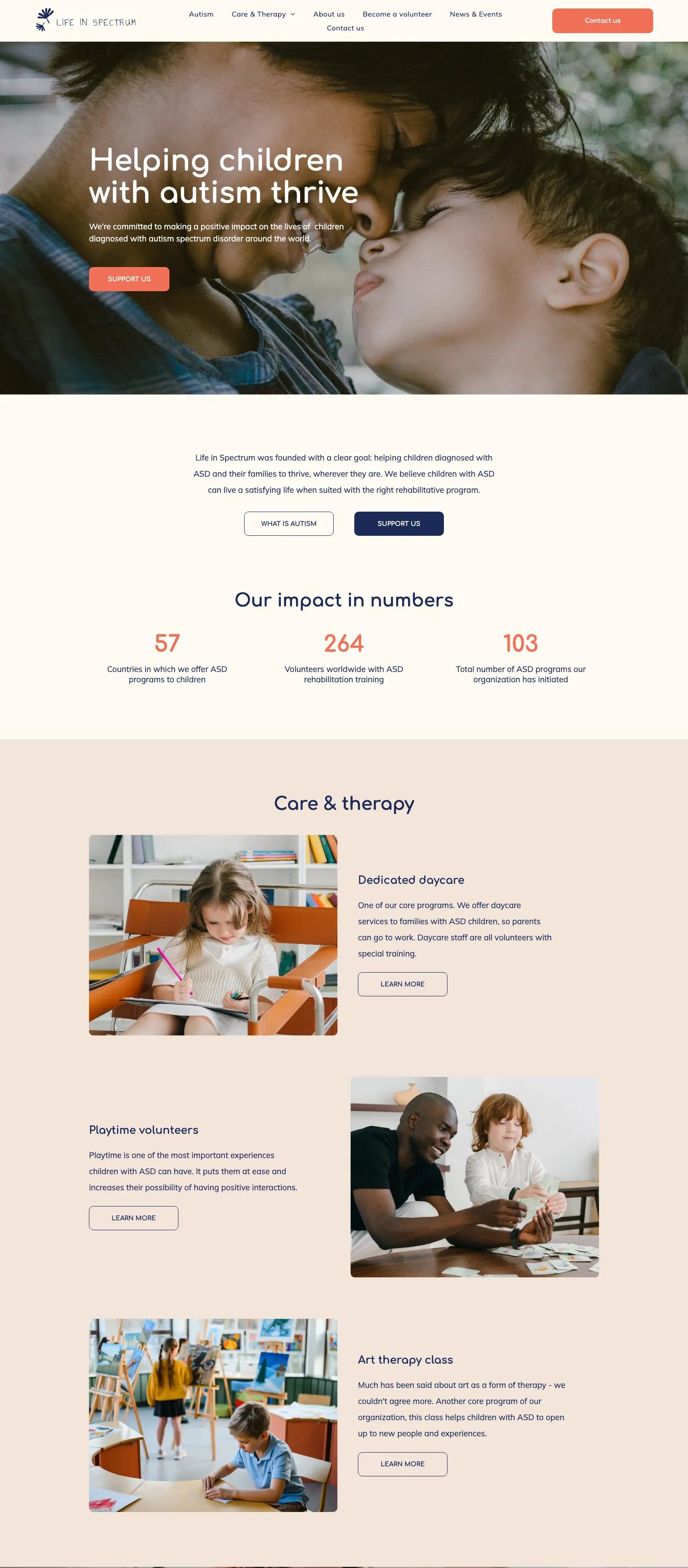 Charity Organization screenshot