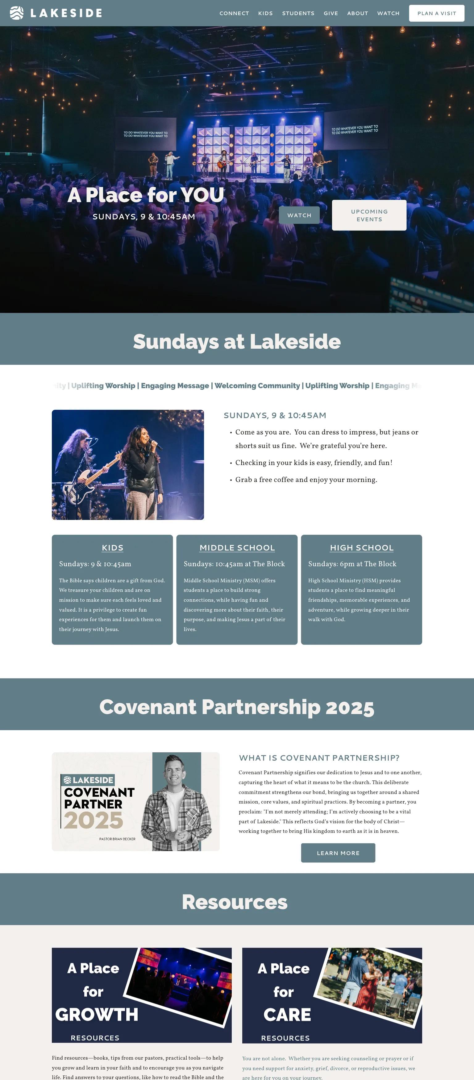 Lakeside Church screenshot