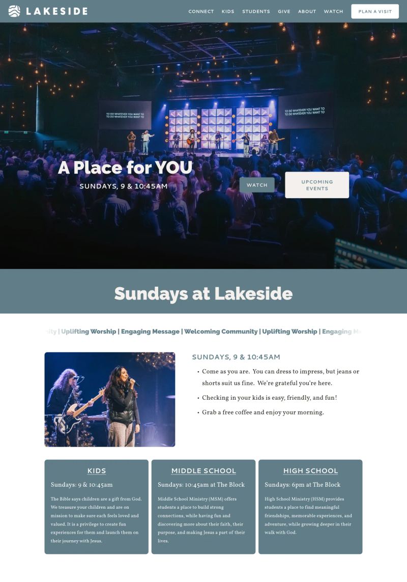 Lakeside Church screenshot