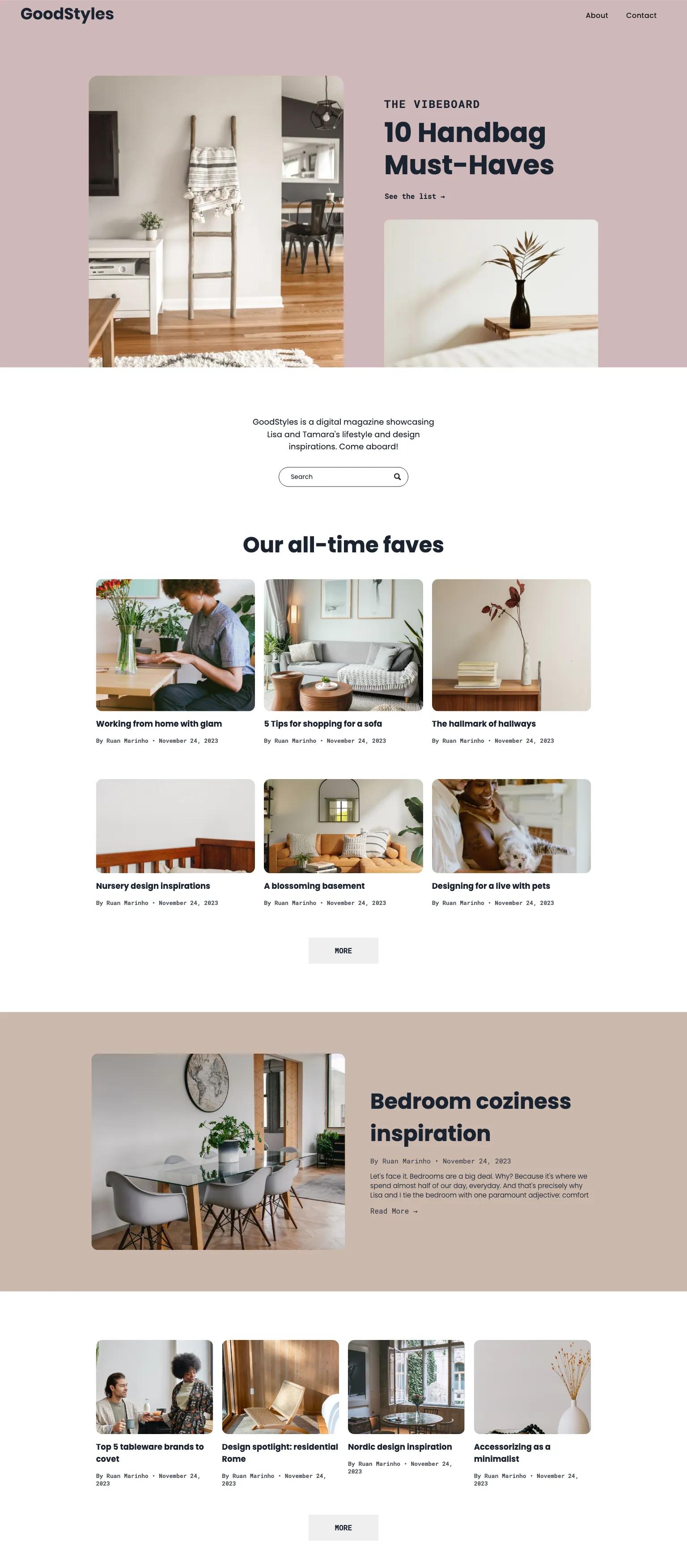 Blog Magazine screenshot