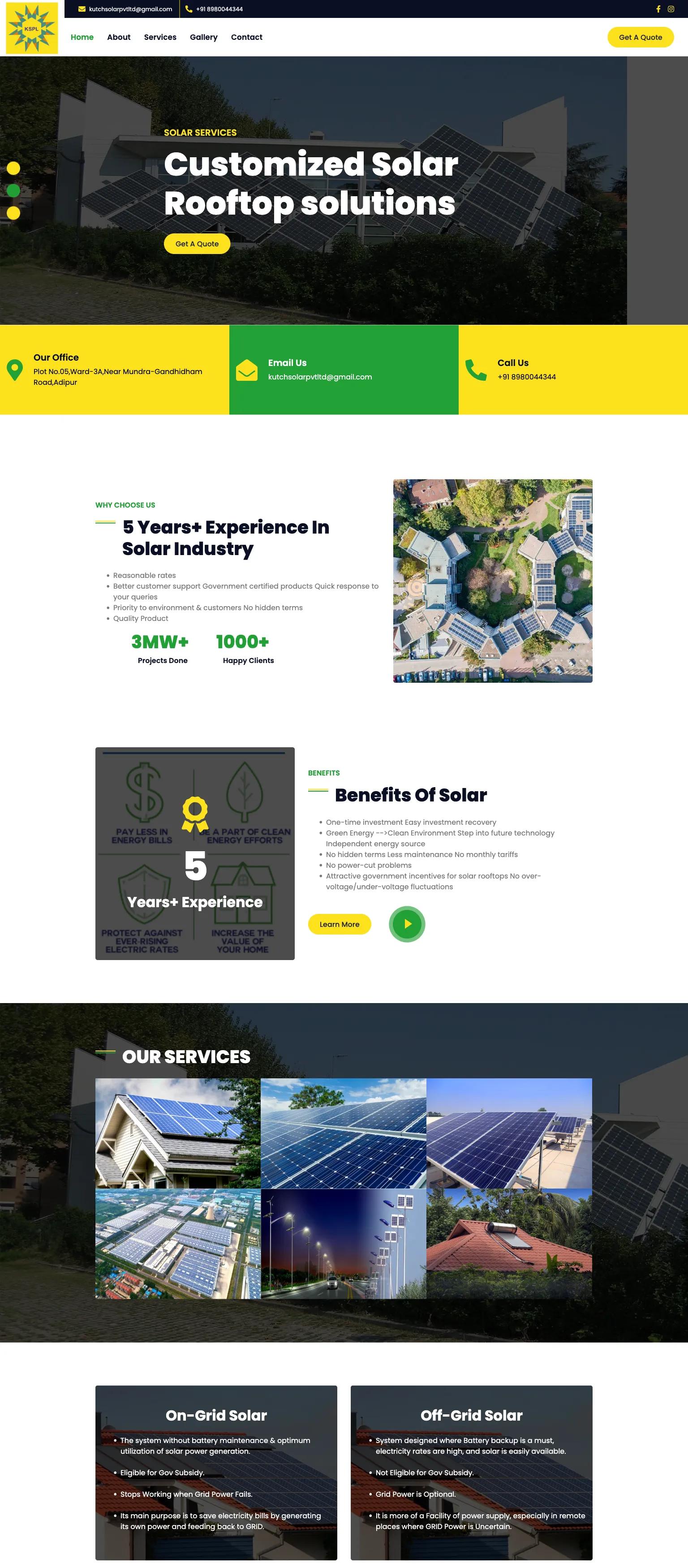 Kutch Solar screenshot