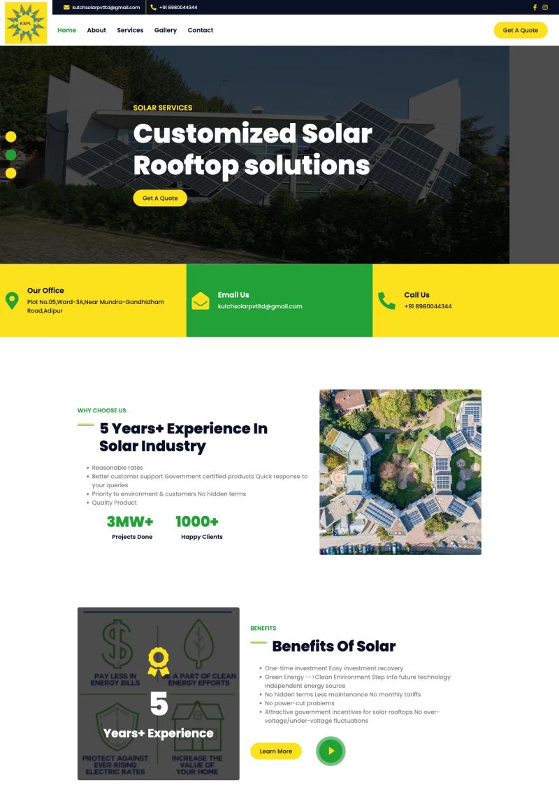 Kutch Solar screenshot