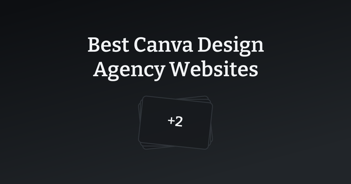 Best Canva Design Agency Websites with count