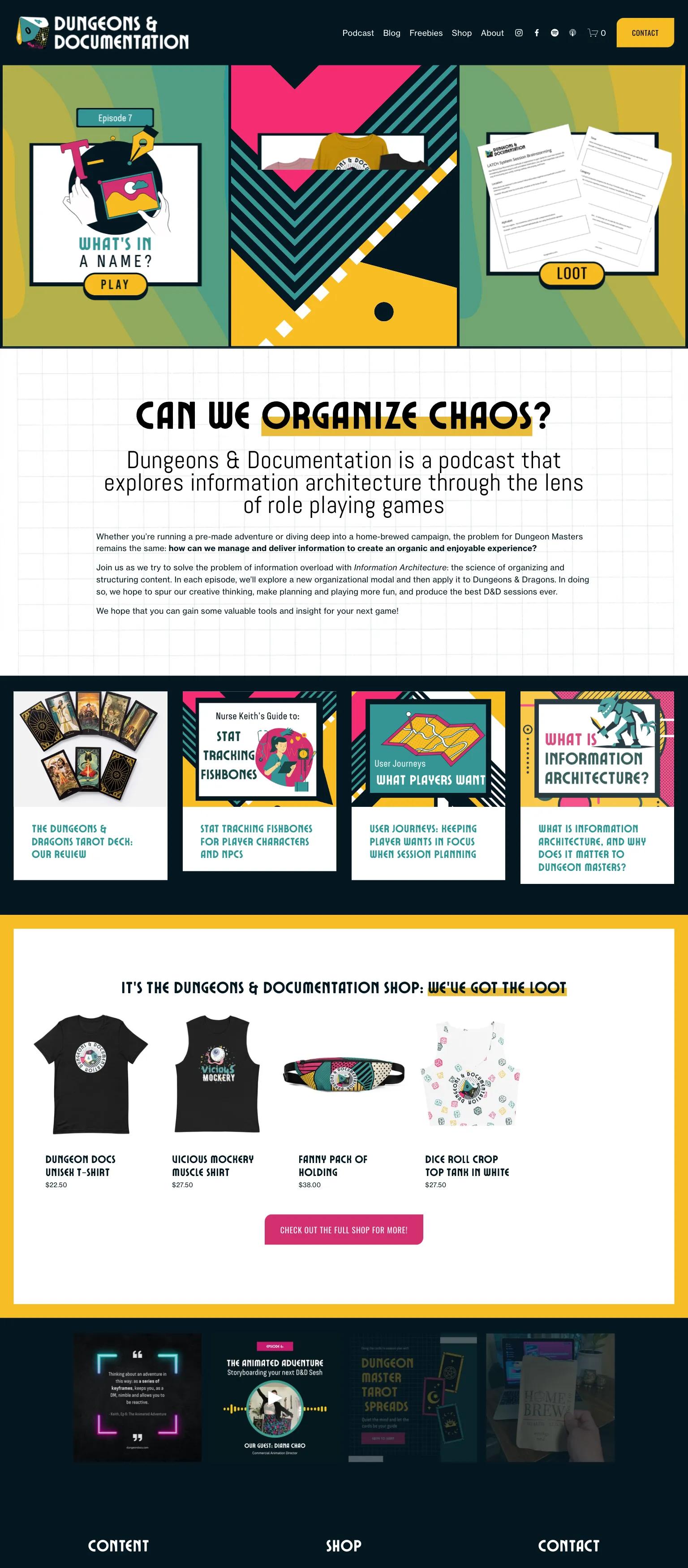 Dungeons & Documentation screenshot