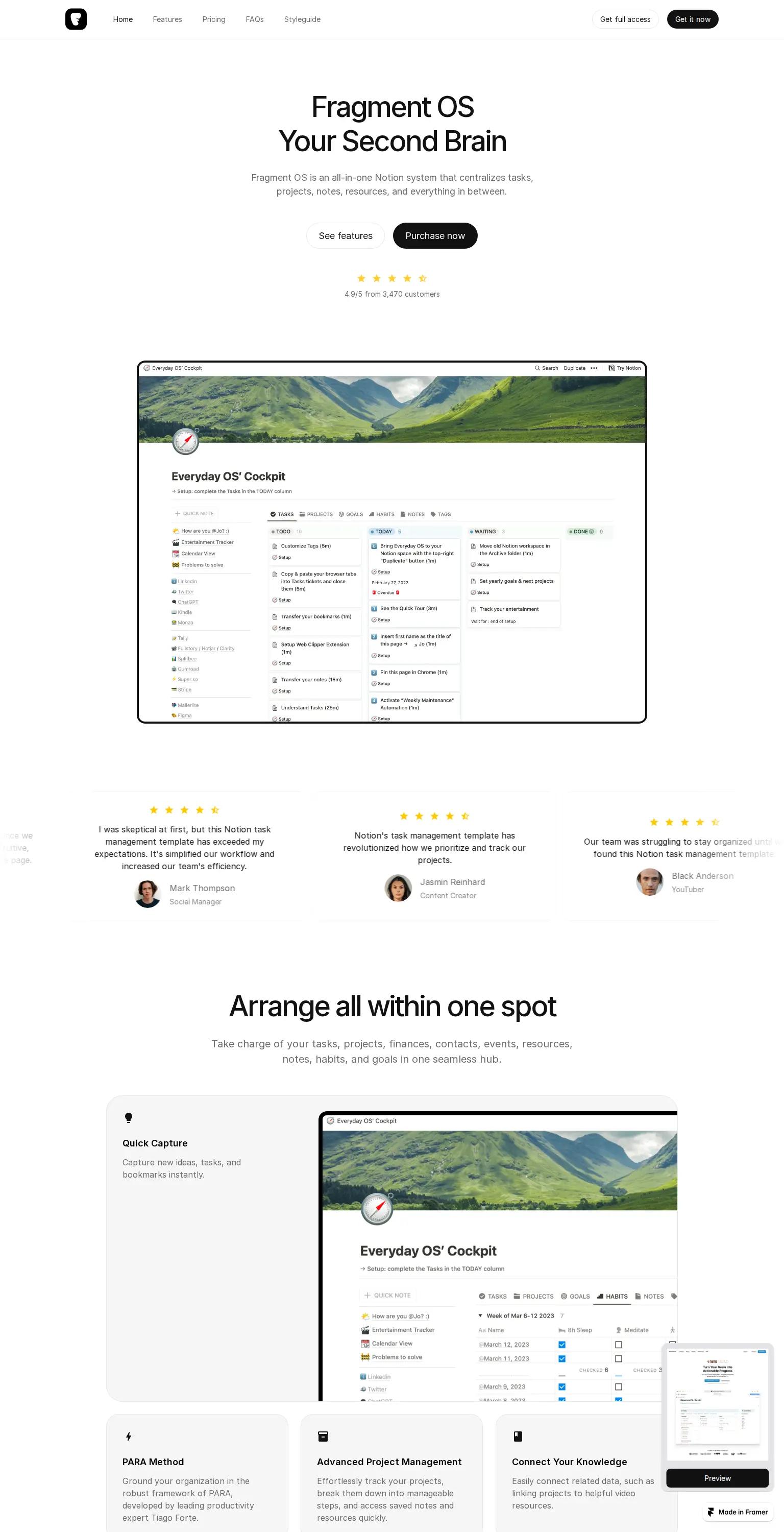 Fragments screenshot