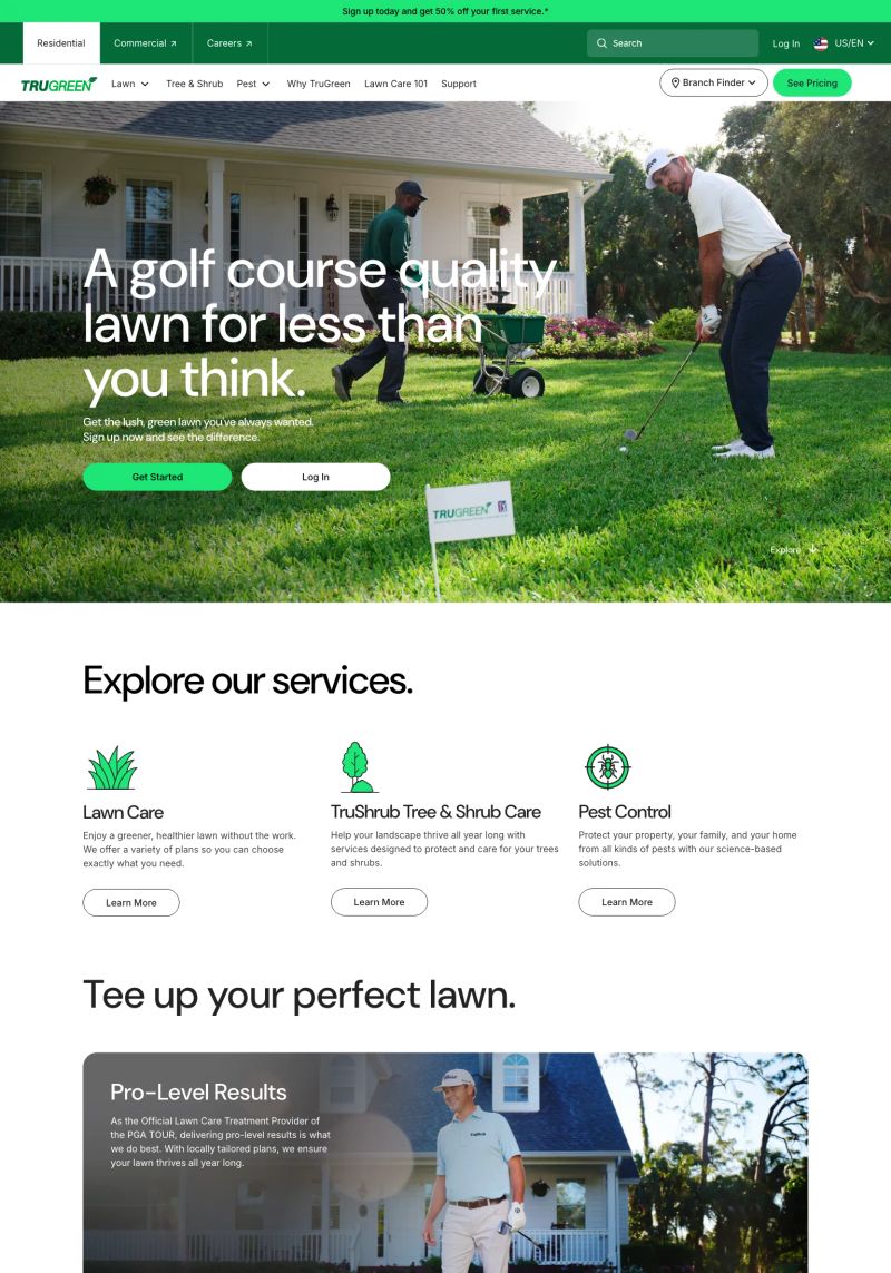 TruGreen screenshot