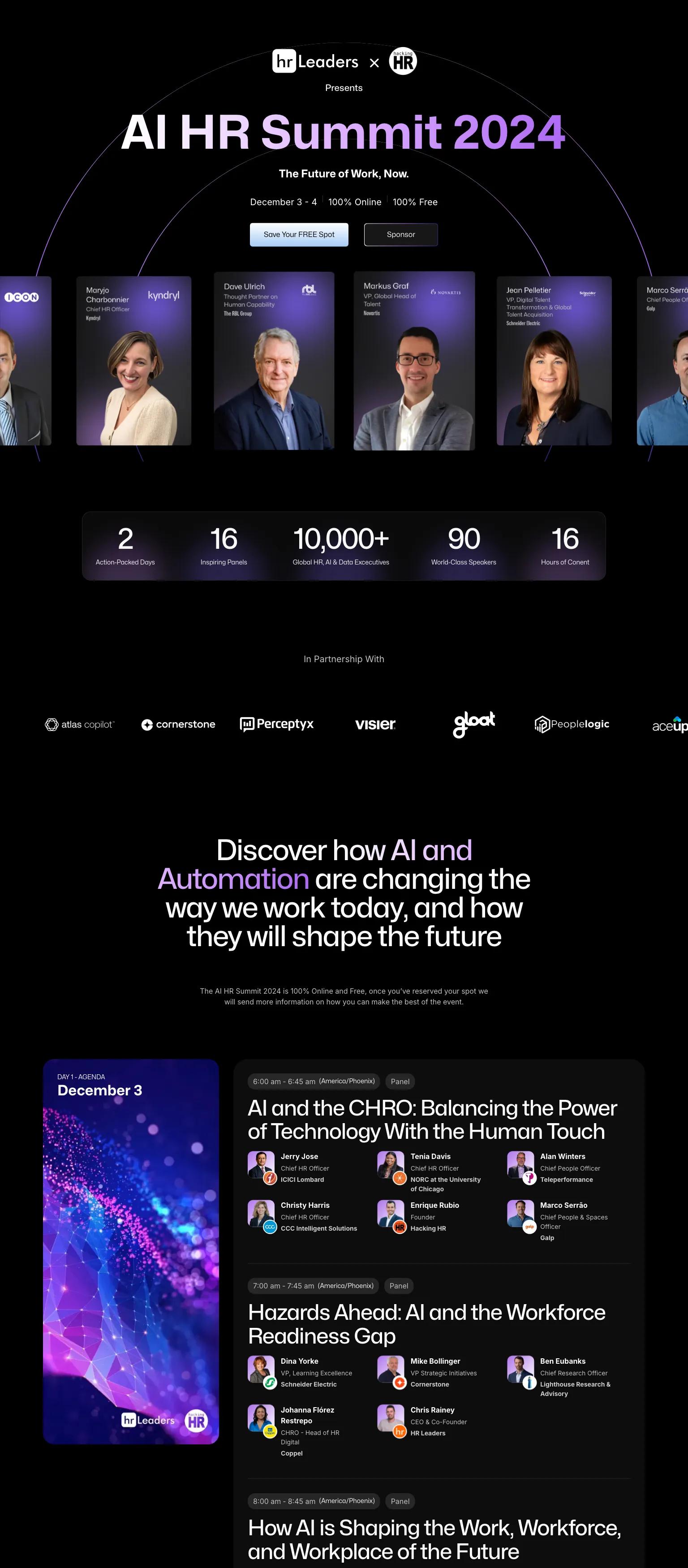 AI HR Summit screenshot