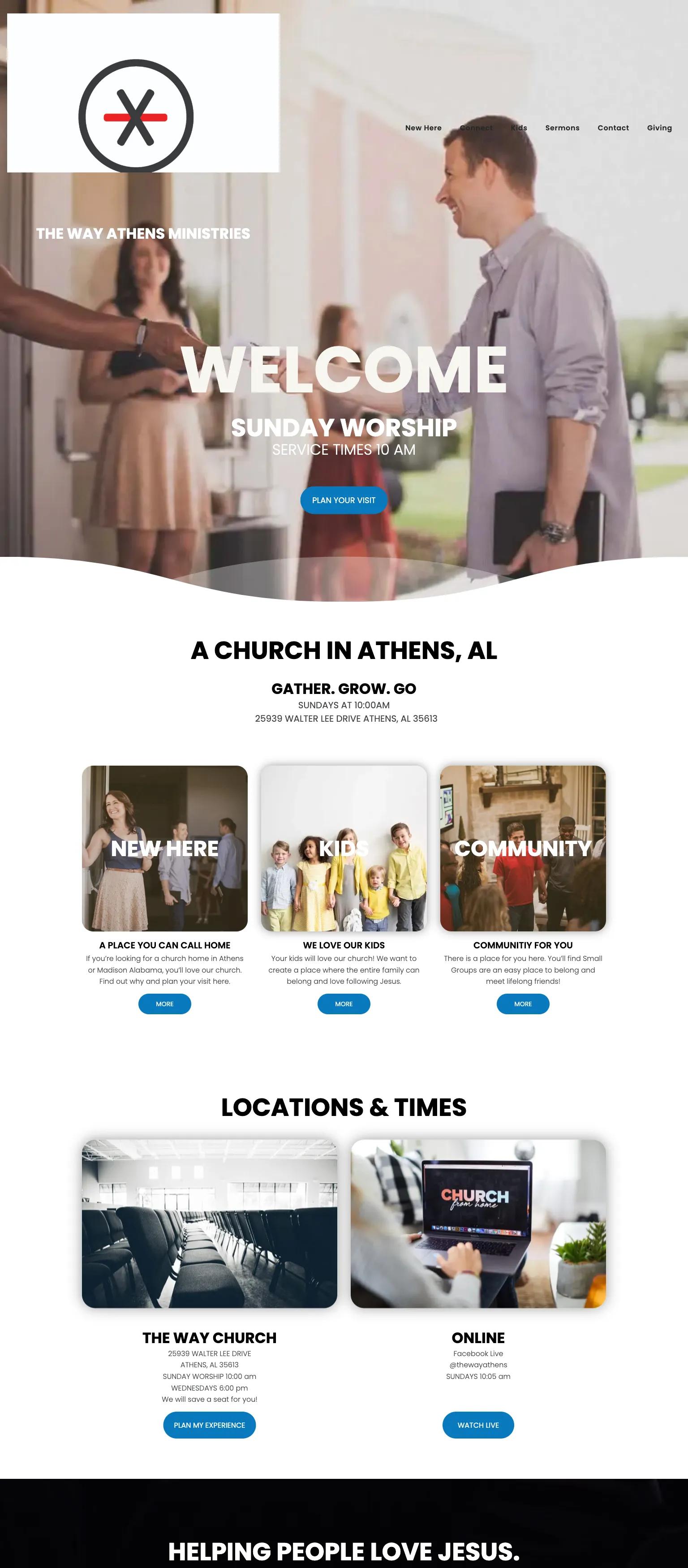 The Way Church Athens screenshot