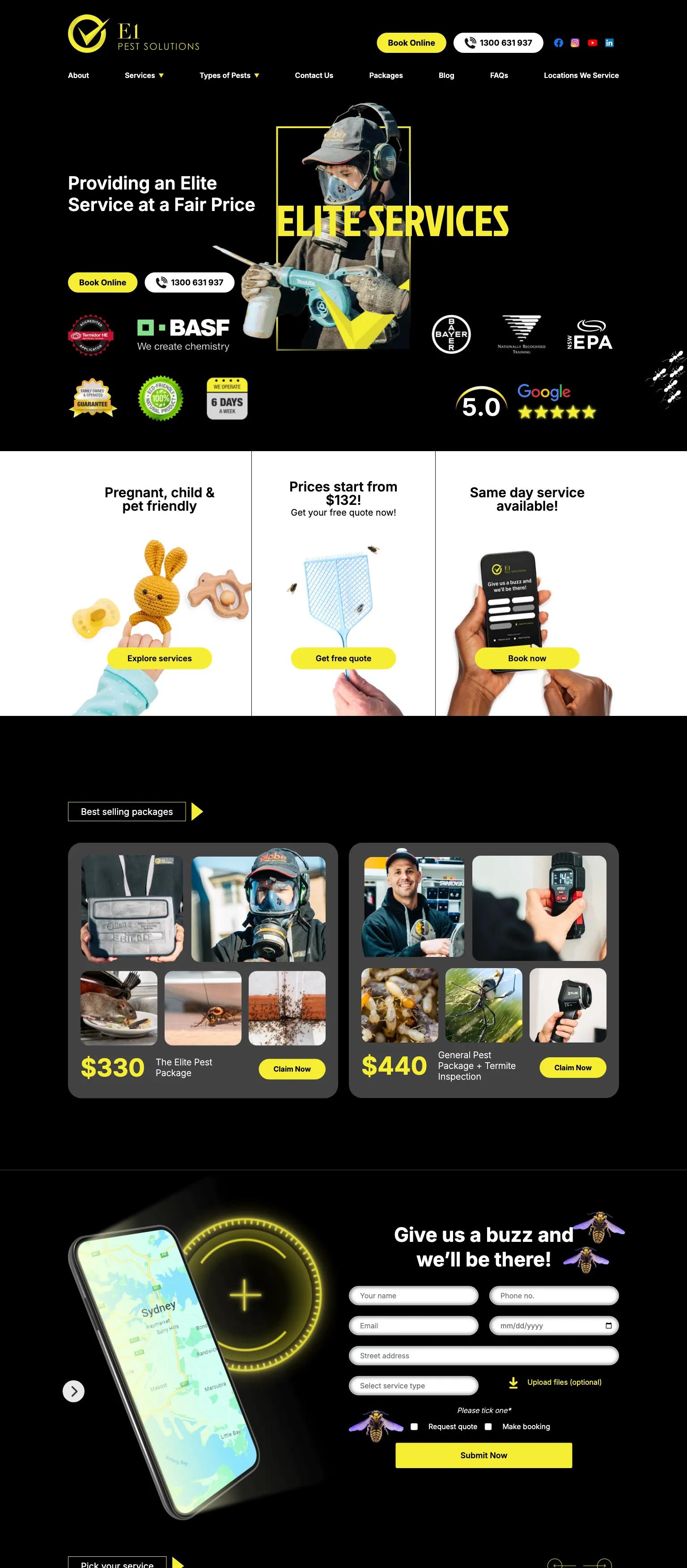 E1 Pest Solutions screenshot