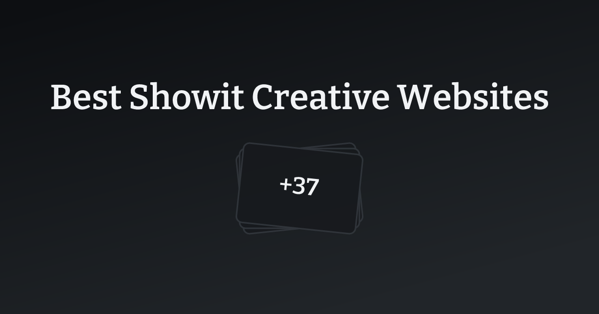 Best Showit Creative Websites with count