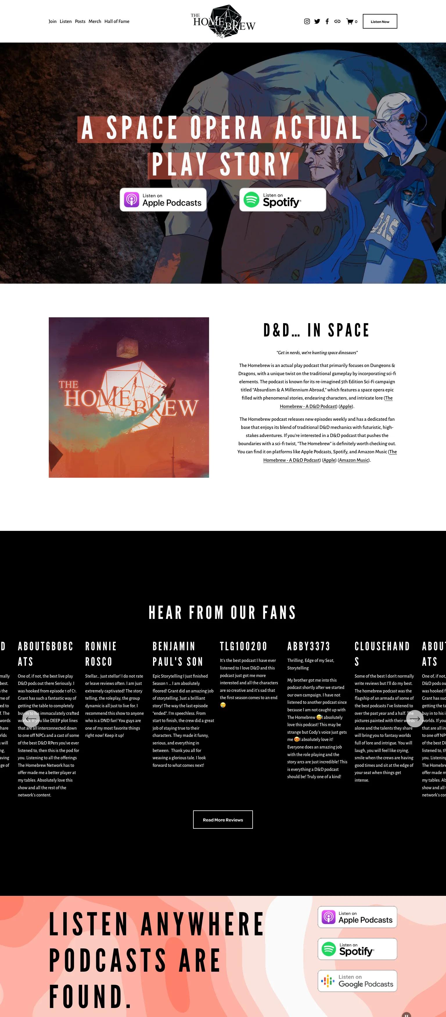 The Homebrew screenshot