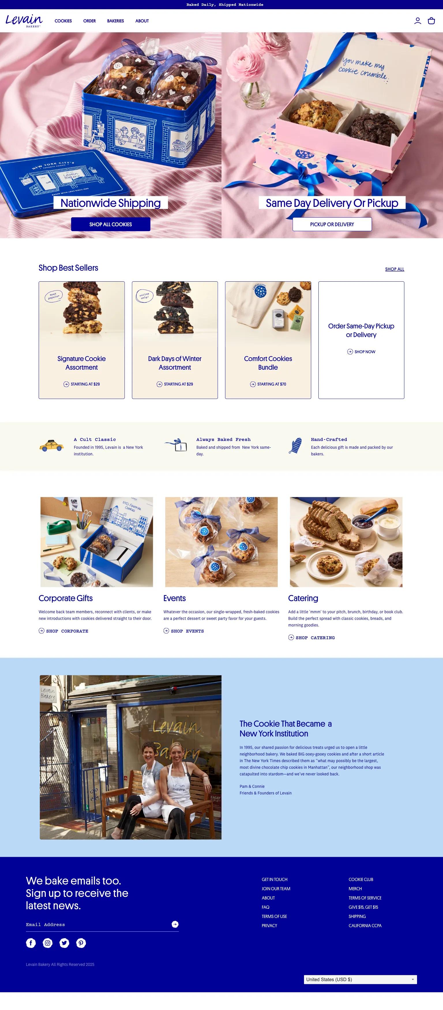 Levain Bakery screenshot