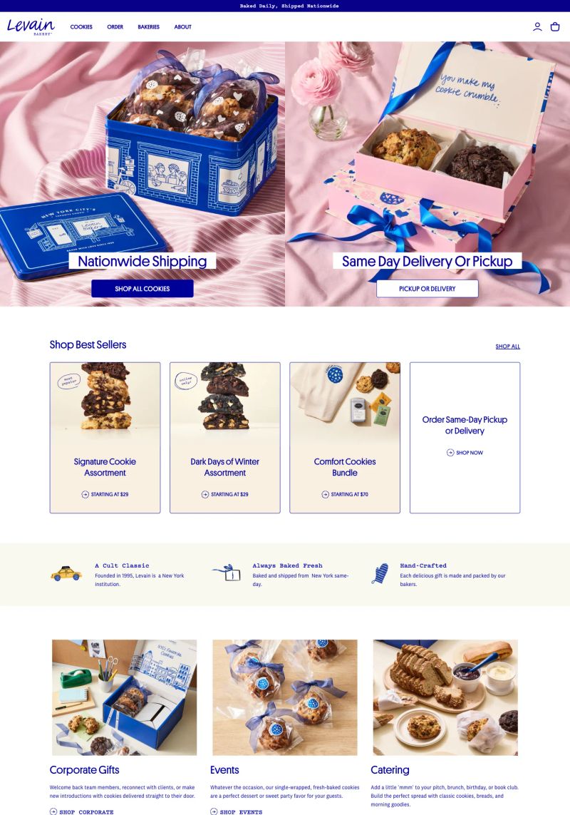 Levain Bakery screenshot