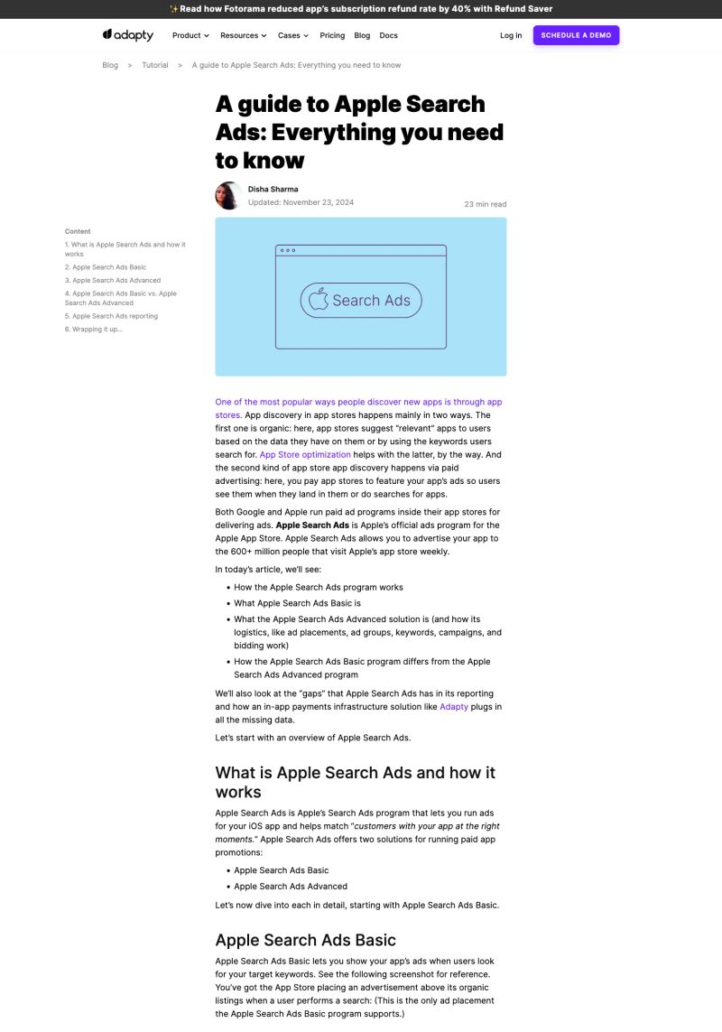 Adapty screenshot