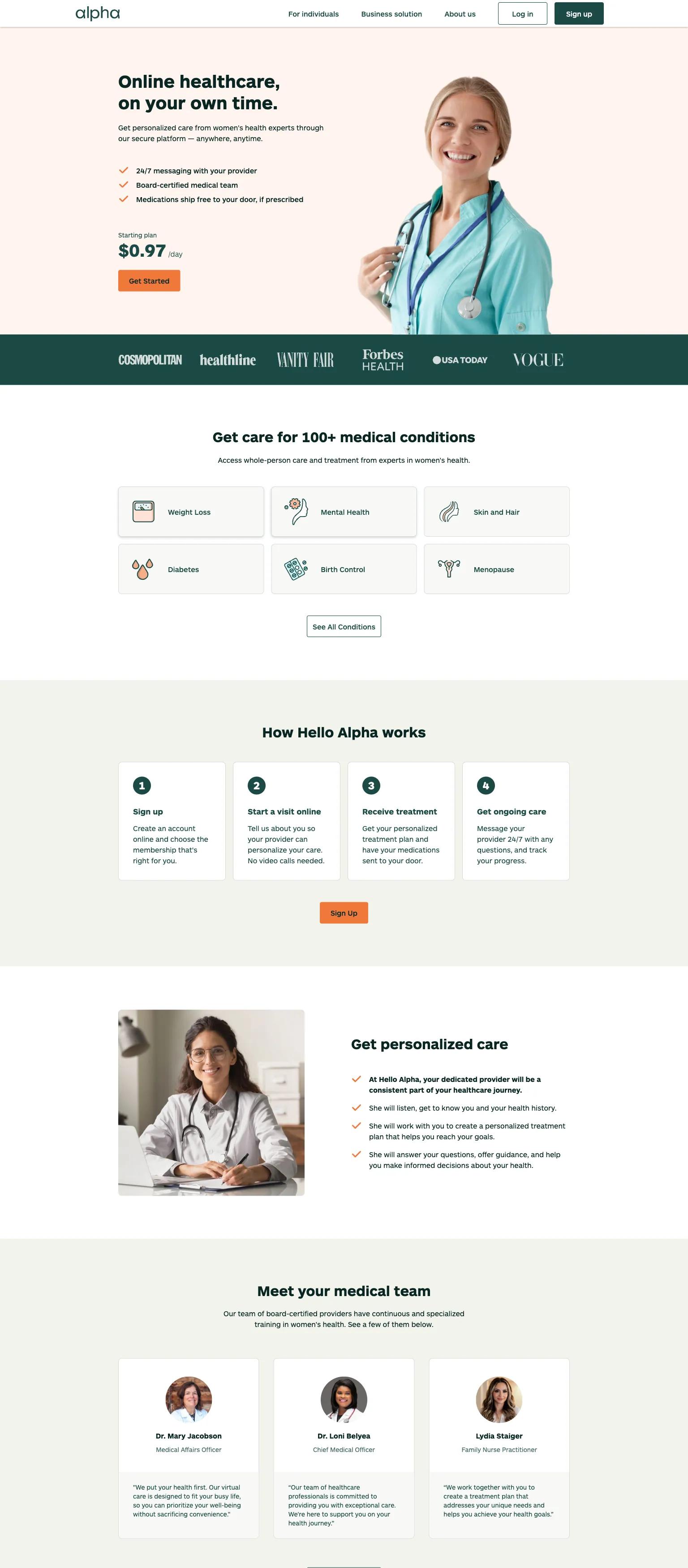Hello Alpha screenshot