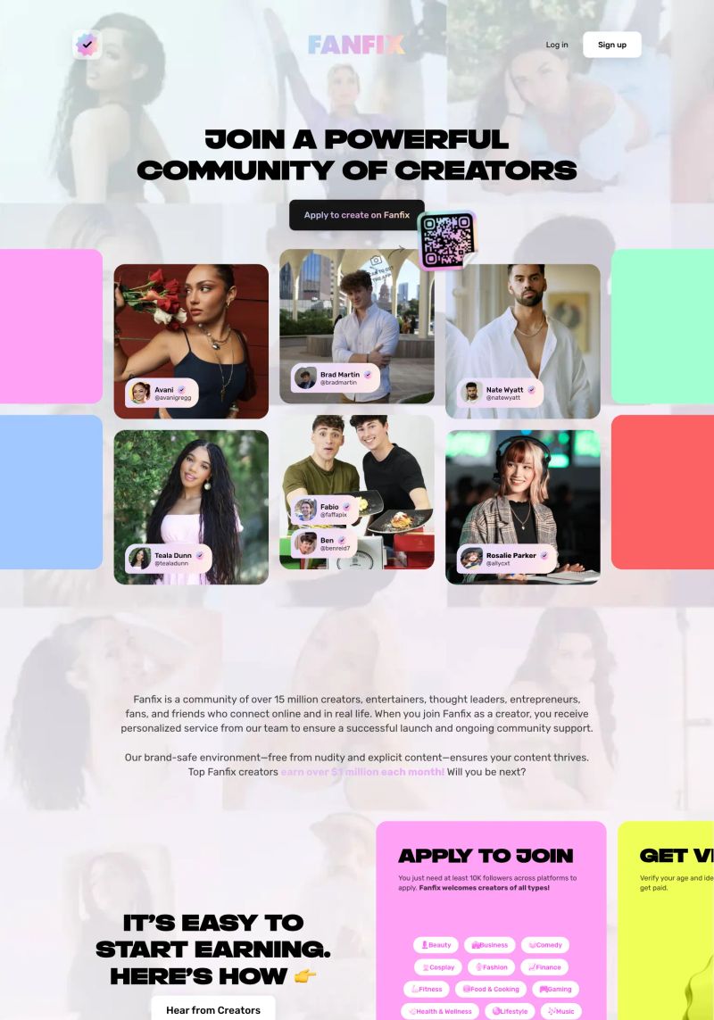 Fanfix screenshot