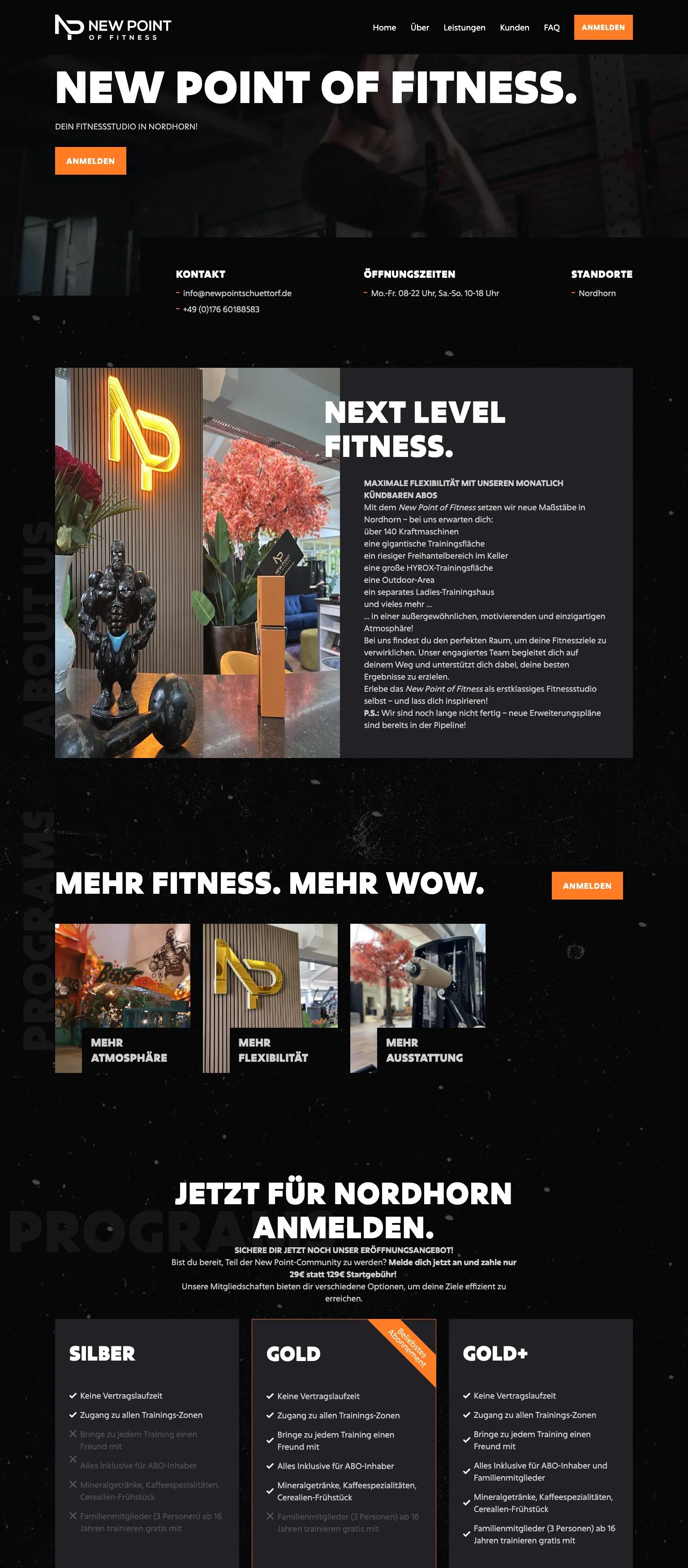 New Point of Fitness screenshot