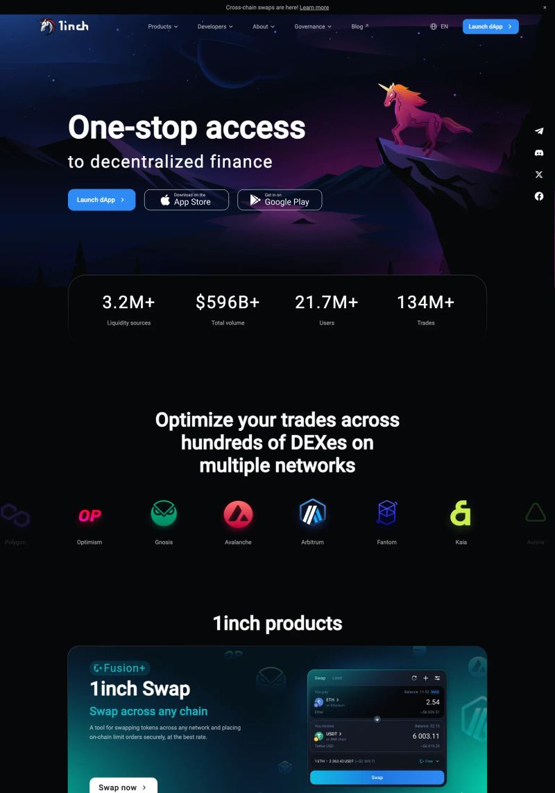 1inch screenshot