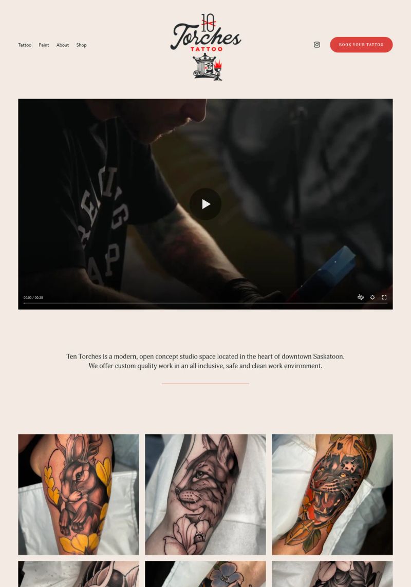 Ten Torches Tattoo screenshot