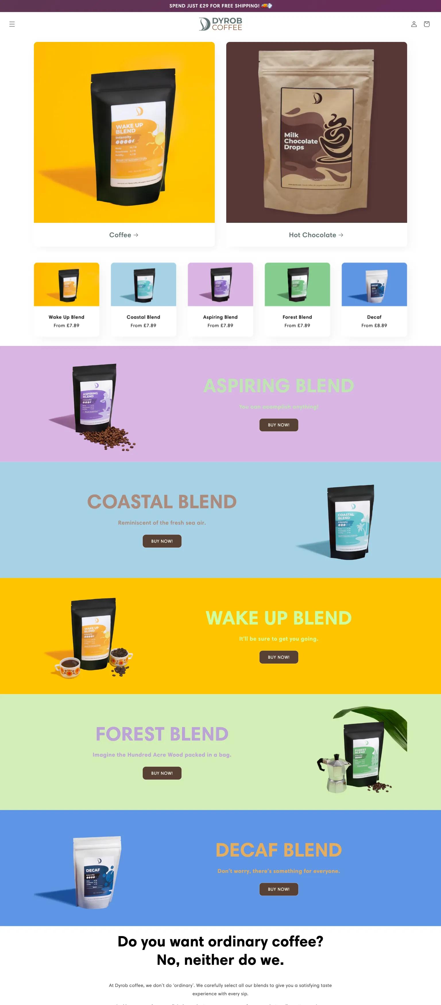 Dyrob Coffee screenshot