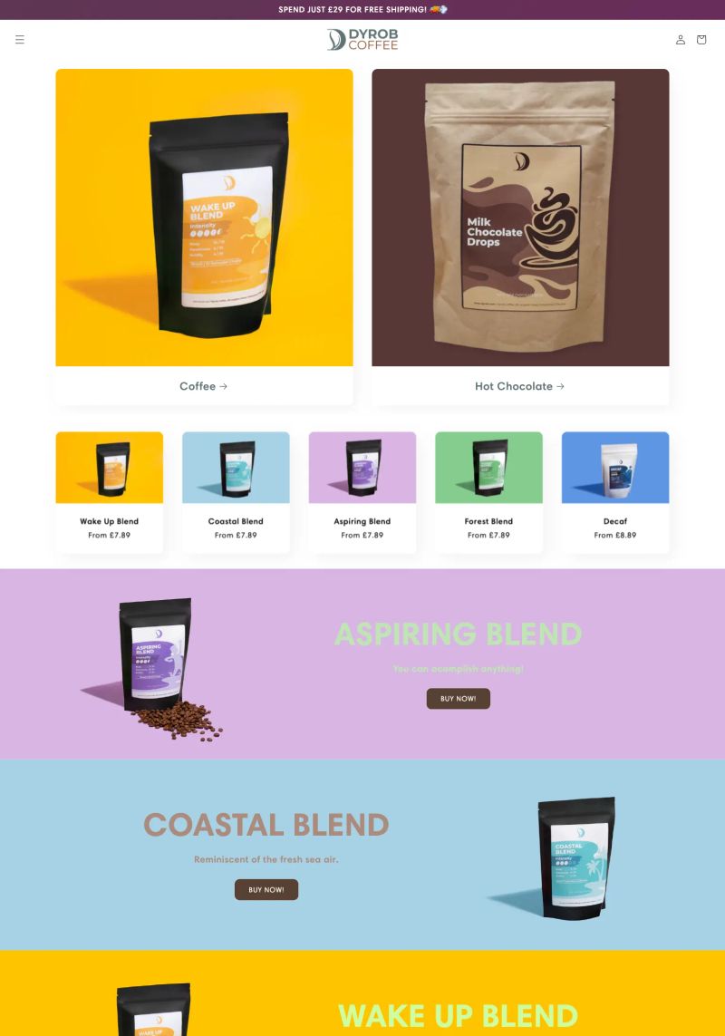 Dyrob Coffee screenshot