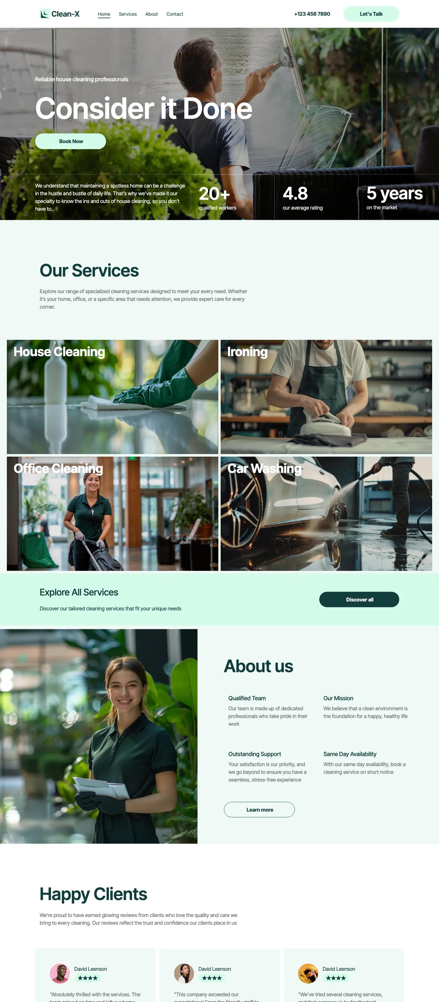 Cleaning Services screenshot