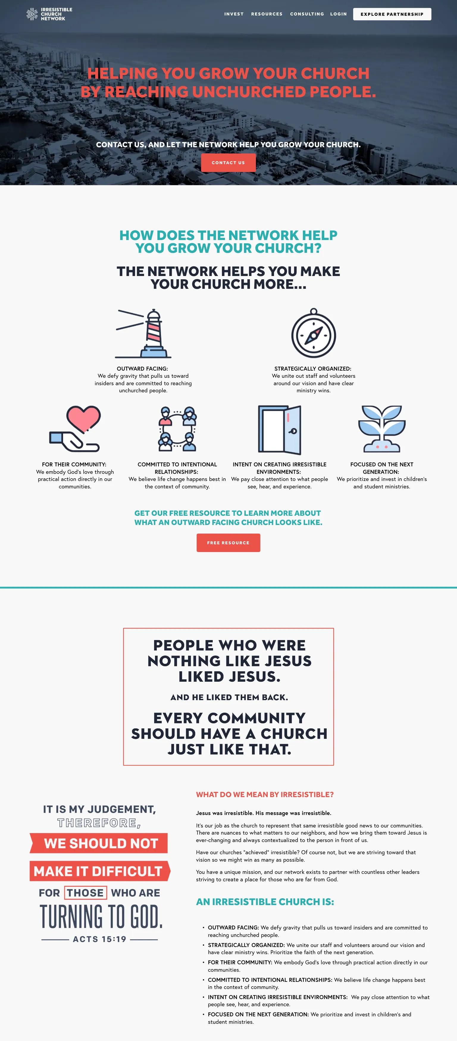 Irresistible Church Network screenshot